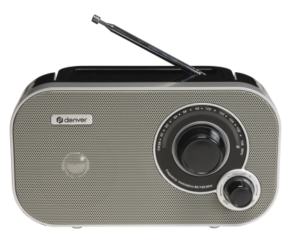 Radio i budzik Denver Radio FM Denver TR-51 szare